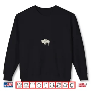 Sweatshirt American Vintage Buffalo Men Women Silhouette Love Bison Shirt