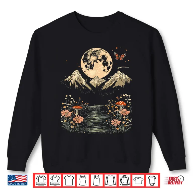 Sweatshirt Cottagecore Nature Camping Shirt