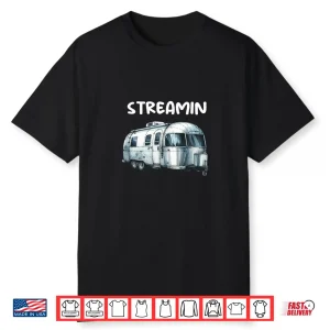 Great Retro Vintage Airstream Funny Camping Shirt