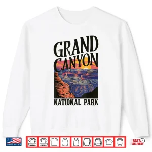 Sweatshirt Grand Canyon National Park Classic Travel Hiking Camping Shirt