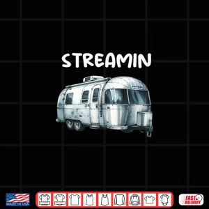 Design Great Retro Vintage Airstream Funny Camping Shirt