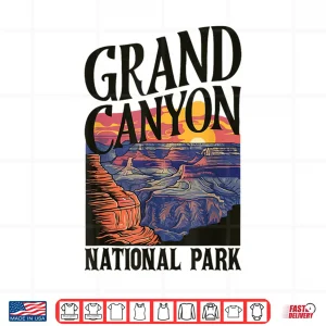 Design Grand Canyon National Park Classic Travel Hiking Camping Shirt
