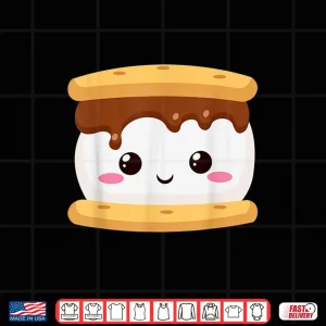 Design Kawaii Halloween Group Costume Party Smores Sandwich Smores Shirt
