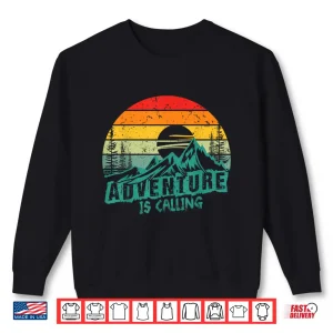 Sweatshirt Forest Trees Camping Mountain Nature Adventure Outdoor Camp Shirt