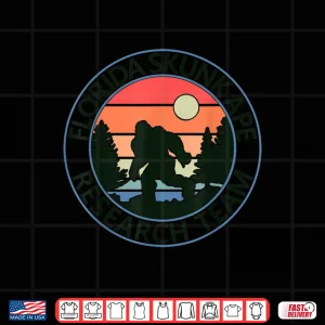 Design Florida Skunk Ape Research Team Fun Camping Hiking Outdoors Shirt