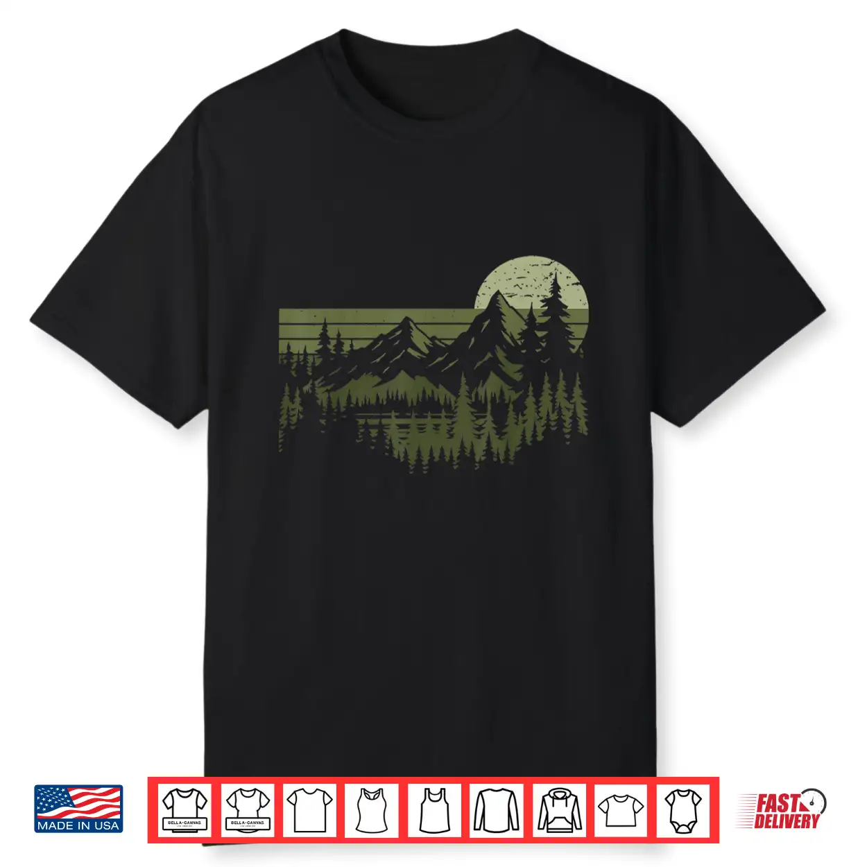 Nature Landscape Retro Hiking Vintage Hiker Shirt Nature Landscape Retro Hiking Vintage Hiker Shirt
