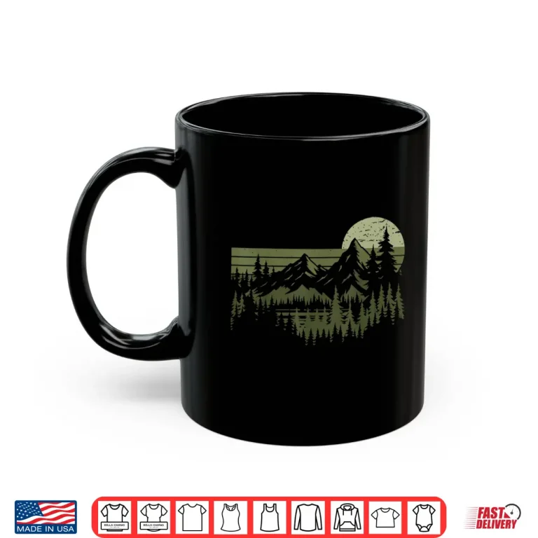 Mug Nature Landscape Retro Hiking Vintage Hiker Shirt