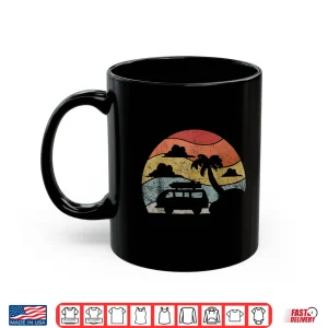 Mug Retro Camping Camper Van Life Hippie Vintage Shirt