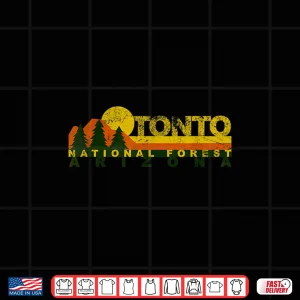Design Tonto National Forest Vintage Retro Shirt