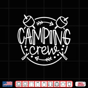 Design Camping Matching Shirts for Family Camper Group Camping Crew Shirt