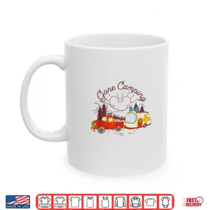 Mug Disney Mickey And Friends Gone Camping Retro Trailer Shirt