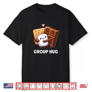 Funny Camping Smores Group Hug Shirt Cute S’Mores Shirt