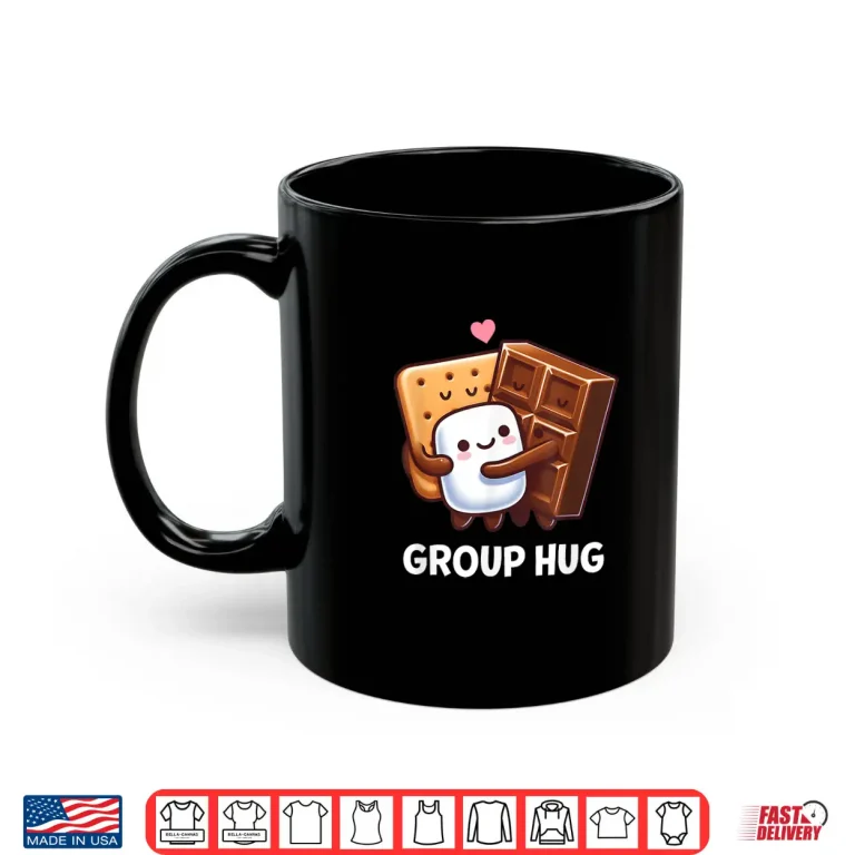 Mug Funny Camping Smores Group Hug Shirt Cute Smores Shirt