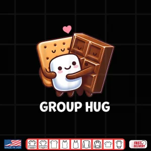 Design Funny Camping Smores Group Hug Shirt Cute Smores Shirt