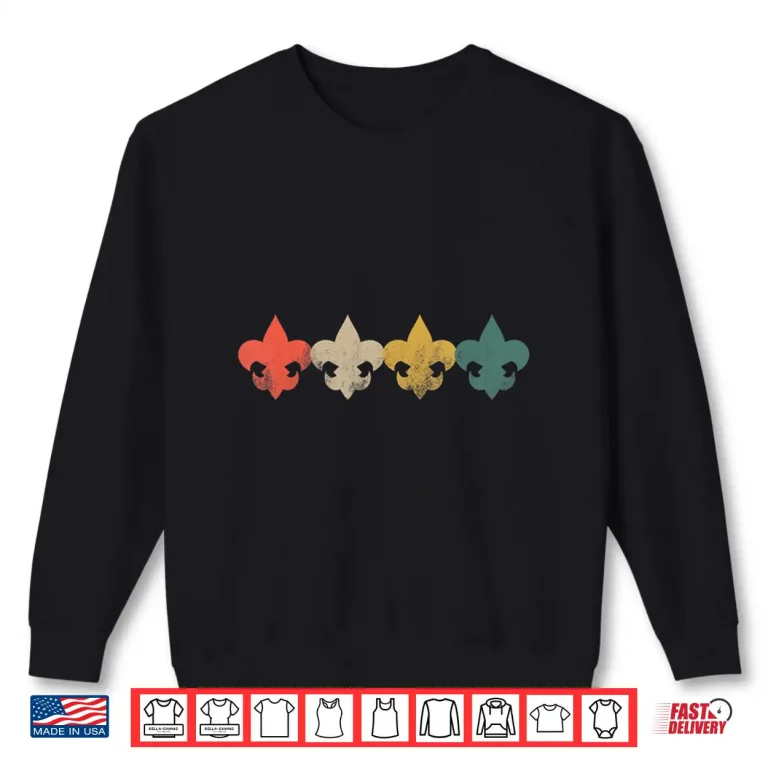 Sweatshirt Retro Vintage Scout Shirt Scouts Men Womens boys girls