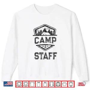 Sweatshirt Vintage CAMP STAFF Campground Crew Counselor Host Team Shirt