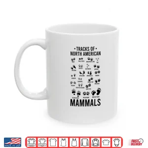 Mug Wildlife Tracks of North American Mammals Wildlife Tracks Shirt