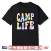 Camping Summer For Girls Summer Camp Tie Die Retro Shirt