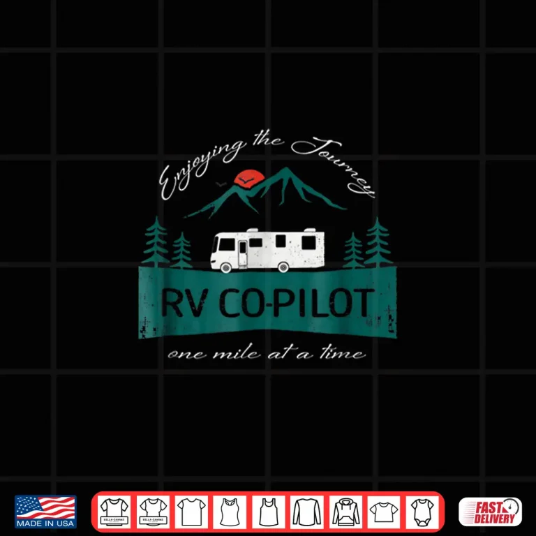 Design Funny RV Co Pilot Motorhome Camping Shirt