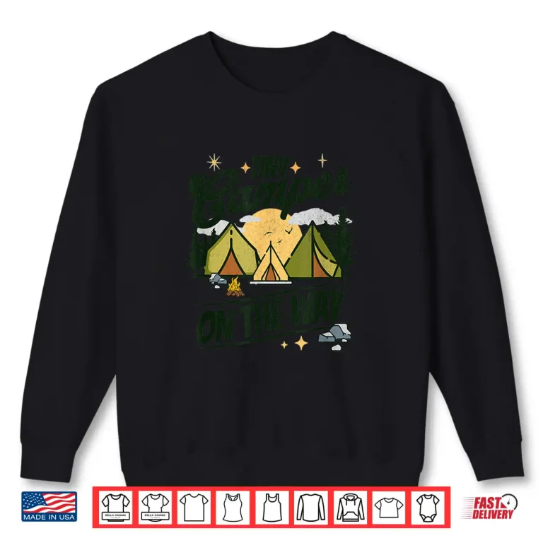 Sweatshirt Tiny Camper On The Way camping lover pregnancy announcement Shirt