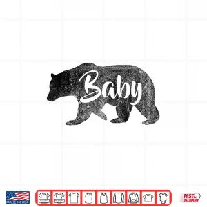 Design Baby Bear Shirt Cute Toddler Camping Tee