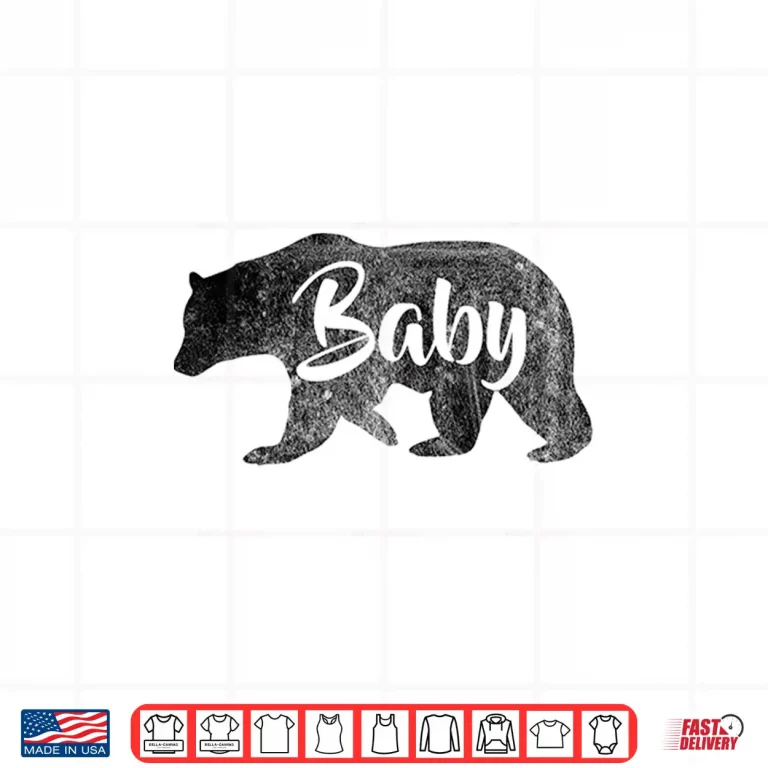Design Baby Bear Shirt Cute Toddler Camping Tee