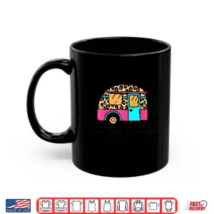 Camper Happy Summer Camp Camping Leopard Funny Glamping Shirt 2 Mug Camper Happy Summer Camp Camping Leopard Funny Glamping Shirt
