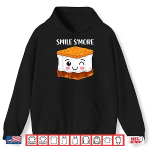 Hoodie Cool Smores Art For Men Women Kids Marshmallow Glamping Shirt