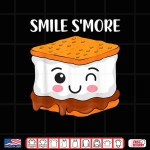 Design Cool Smores Art For Men Women Kids Marshmallow Glamping Shirt