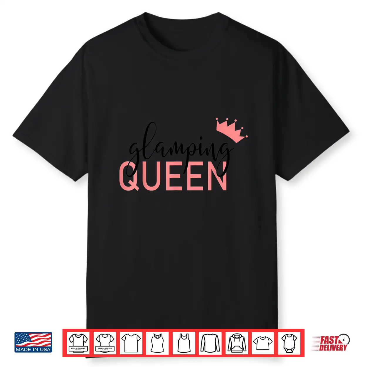 Female Glamper Glamping Queen Shirt Female Glamper Glamping Queen Shirt