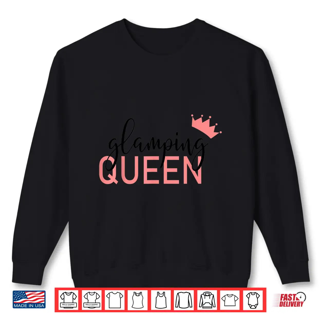 Female Glamper Glamping Queen Shirt Female Glamper Glamping Queen Shirt