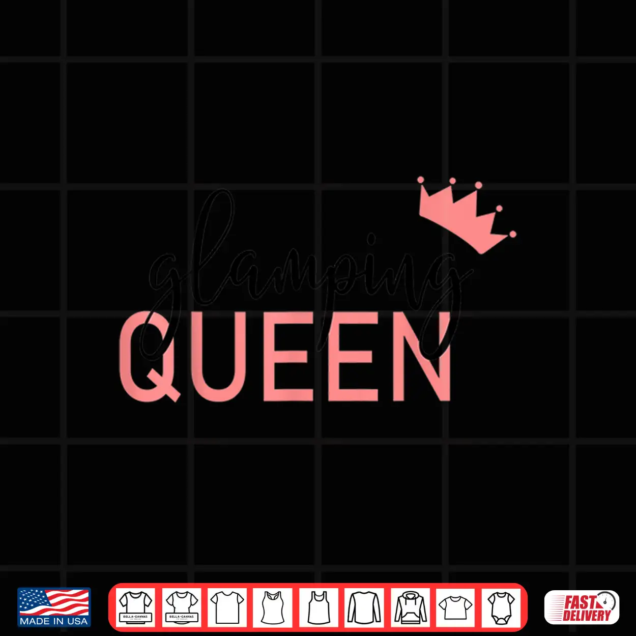 Female Glamper Glamping Queen Shirt Female Glamper Glamping Queen Shirt