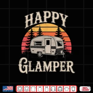 Design Funny Glamping Art for Men Women Kids Glamper Glamping Lover Shirt