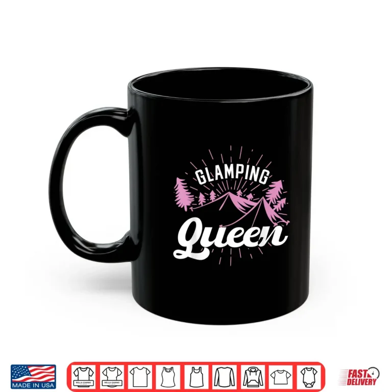 Mug Glamping Queen Camping Shirt