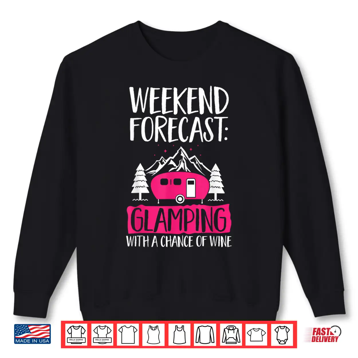 Glamping Wine Glamorous Camping Shirt Glamping Wine Glamorous Camping Shirt