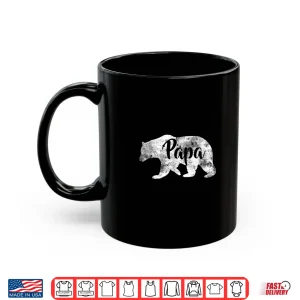 Mug Mens Papa Bear Shirt Awesome Camping Fathers Tee