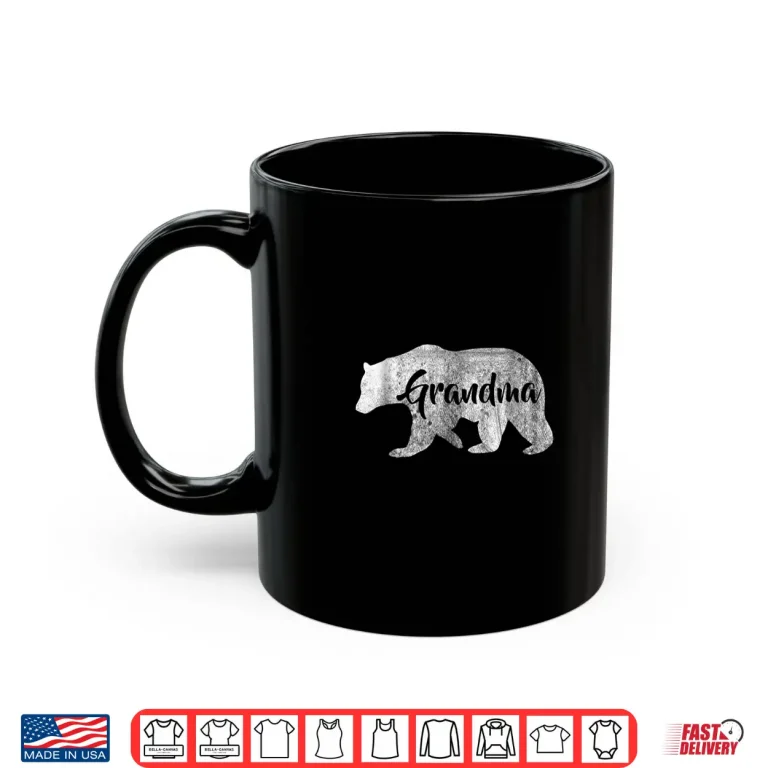 Mug Womens Grandma Bear Shirt Outdoors Family Tee for Grandma