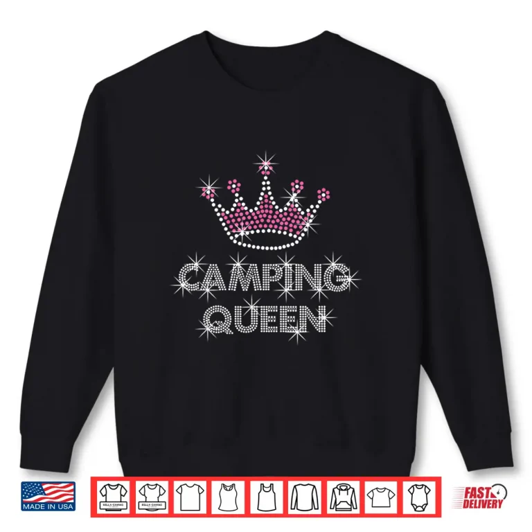 Sweatshirt Camping Shirts Womans glamping camp shirt