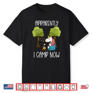 Childrens Glamping Gear Unicorn Camping Stuff Campfire Smore Shirt