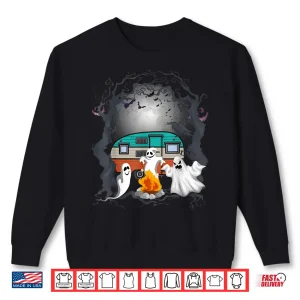 Funny Camping Ghost Lovers Glamping Ghouls Halloween Ghosts Shirt 2 Sweatshirt Funny Camping Ghost Lovers Glamping Ghouls Halloween Ghosts Shirt