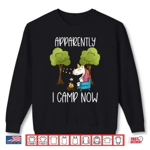 Sweatshirt Childrens Glamping Gear Unicorn Camping Stuff Campfire Smore Shirt