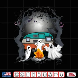 Funny Camping Ghost Lovers Glamping Ghouls Halloween Ghosts Shirt 4 Design Funny Camping Ghost Lovers Glamping Ghouls Halloween Ghosts Shirt