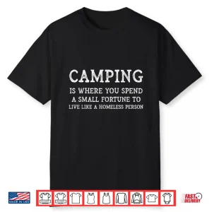Funny Camping Trip Joke Saying Family Camping Trip Shirt