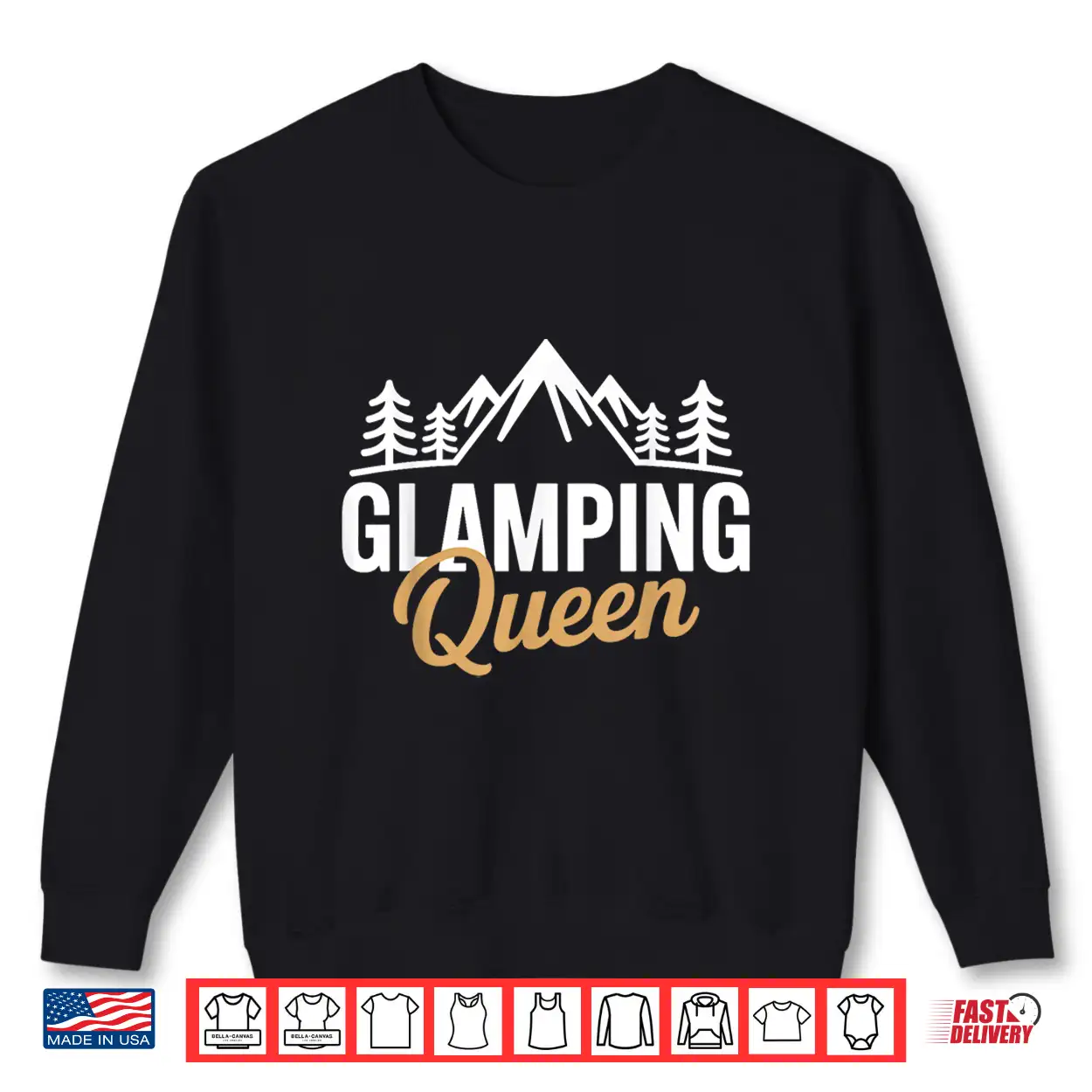 Funny Glamping Design For Women Girls Rv Camping Glamping Shirt Funny Glamping Design For Women Girls Rv Camping Glamping Shirt