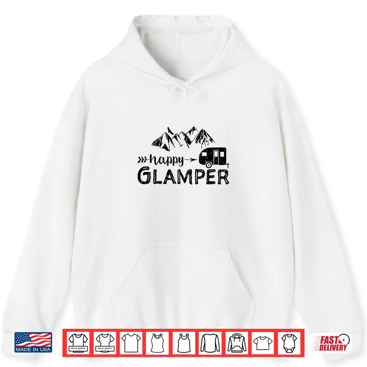 Happy Glamper Glamping Shirt Happy Glamper Glamping Shirt