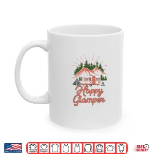 Mug Happy Glamper Women Teen RV Owners and Girl Campers Glamping Shirt