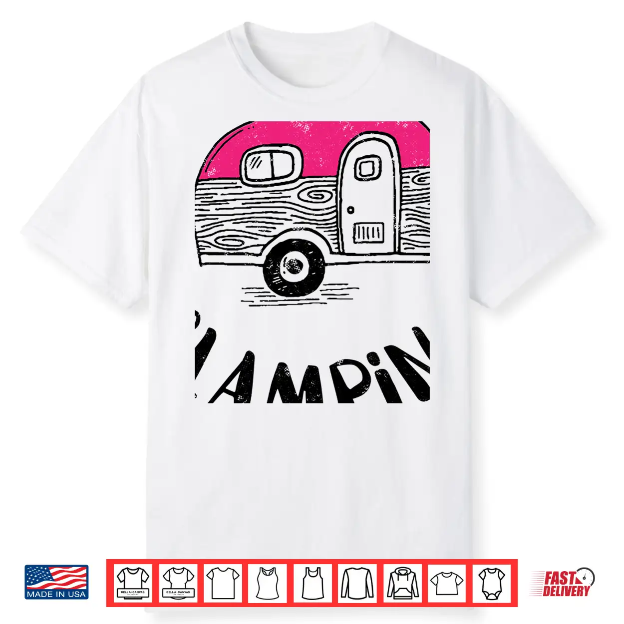 This Girl Loves Glamping Womans Camping Gift T Shirt B This Girl Loves Glamping Womans Camping Gift T Shirt B