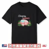 Womens Glamping Grammy Costume Camping Rv Flamingos Camper Shirt