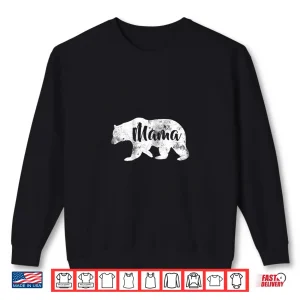 Sweatshirt Womens Mama Bear Shirt Sweet Outdoors Family Tee for Mothers