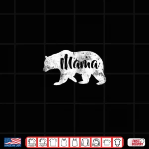 Design Womens Mama Bear Shirt Sweet Outdoors Family Tee for Mothers